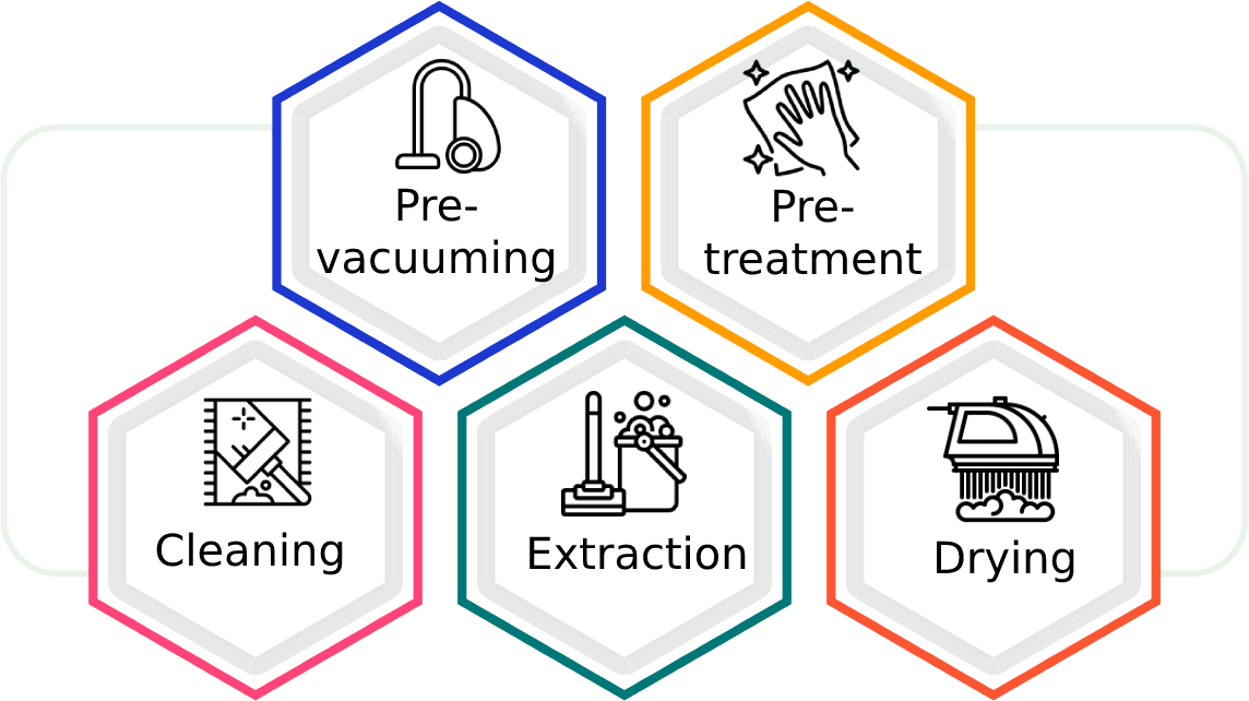Carpet Cleaning Process